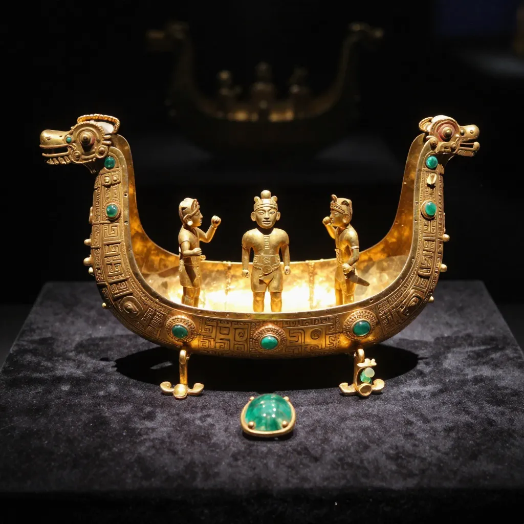 The Muisca Raft (Balsa Muisca) — a golden artifact depicting the El Dorado ceremony