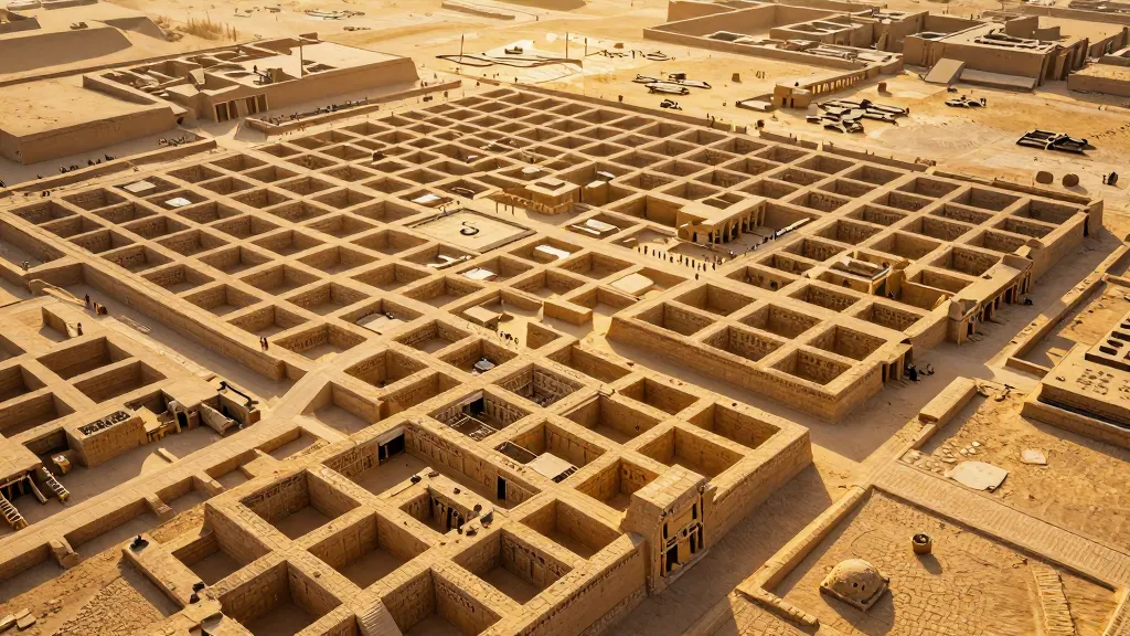 Ancient Indus Valley city of Mohenjo-daro