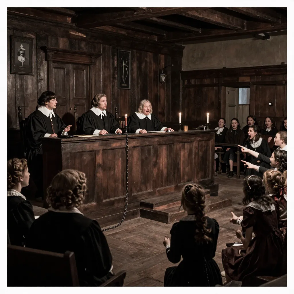 The Court of Oyer and Terminer in Salem 1692, where spectral evidence sent 20 people to their deaths