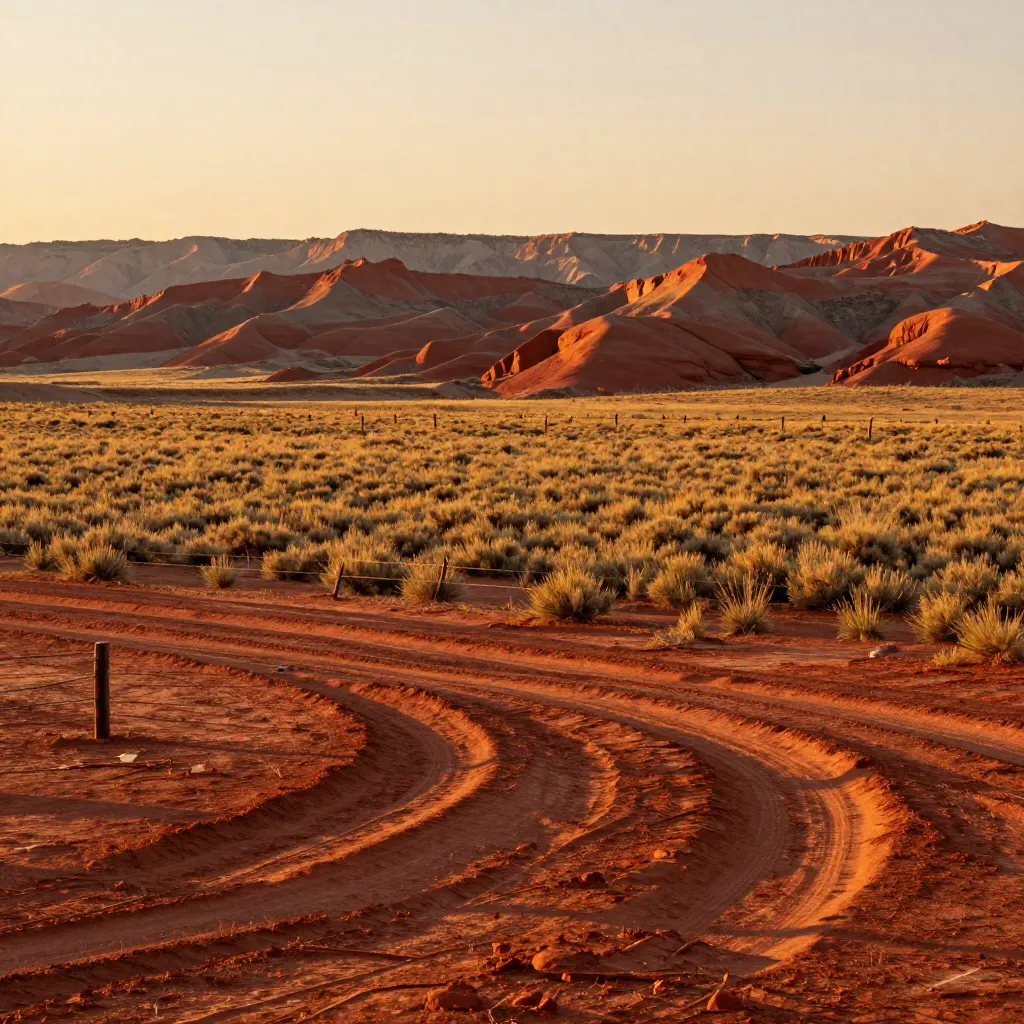 The Uintah Basin landscape in Utah where Skinwalker Ranch is located