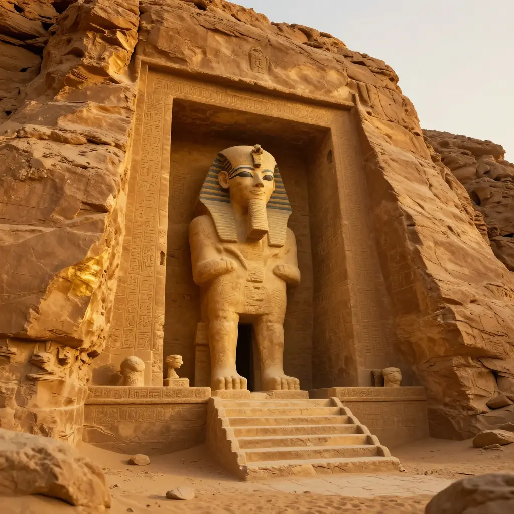 Entrance to the newly discovered tomb of Thutmose II