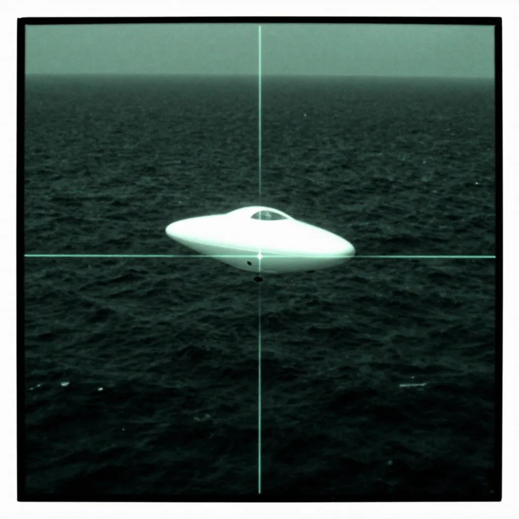 FLIR infrared video footage of the Tic Tac UFO captured by Lt. Cmdr. Chad Underwood