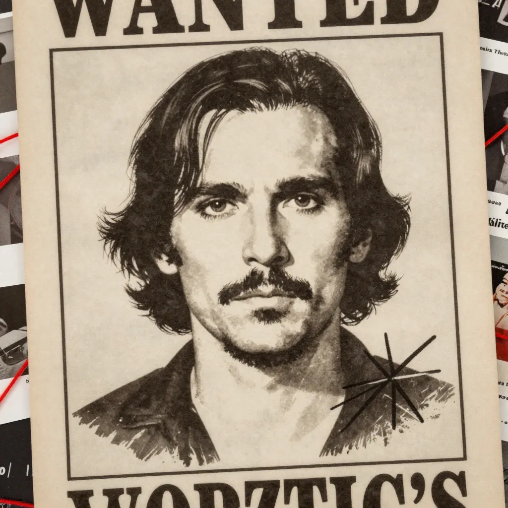 The famous Zodiac Killer composite sketch from wanted posters